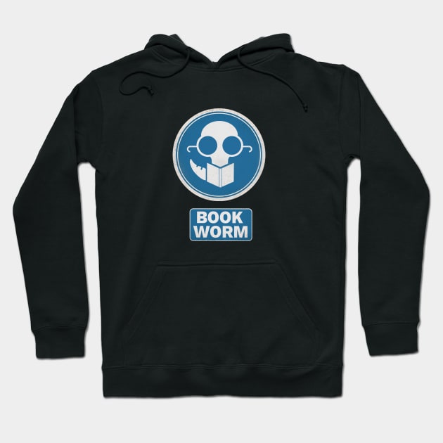 Book Worm Hoodie by Nik Afia designs